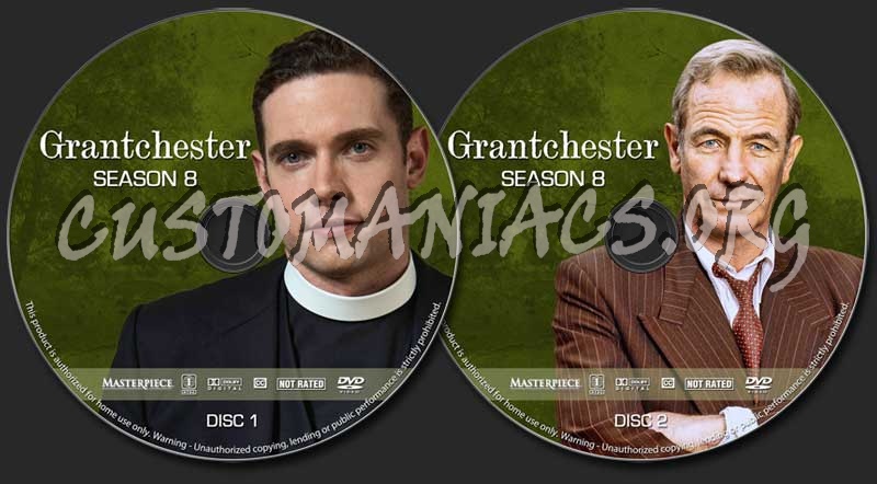 Grantchester - Season 8 dvd label