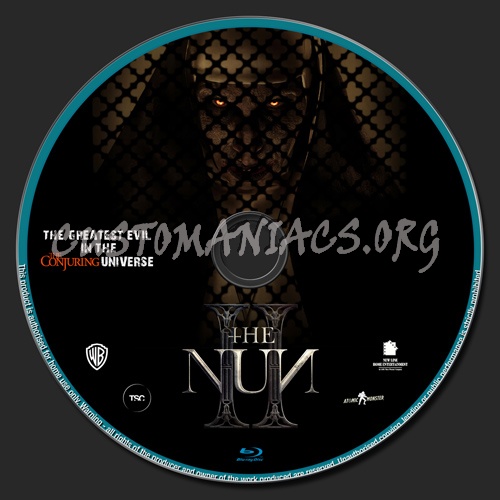 The Nun II blu-ray label