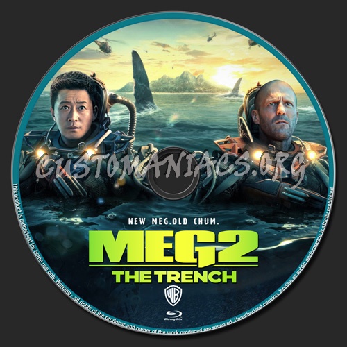 Meg 2 The Trench blu-ray label