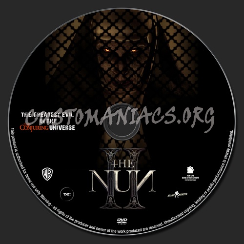 The Nun II dvd label