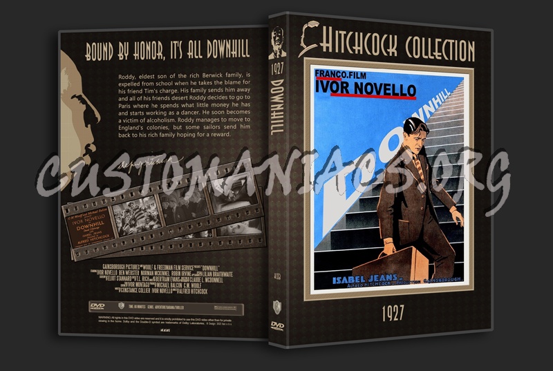 Hitchcock Collection 03: Downhill (1927) dvd cover