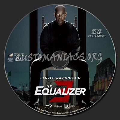 The Equalizer 3 blu-ray label