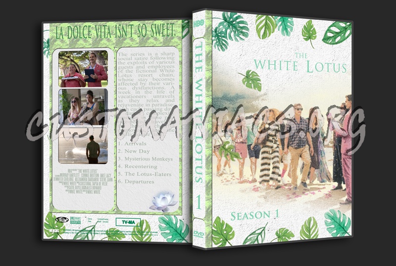 The White Lotus - Season 1 dvd cover