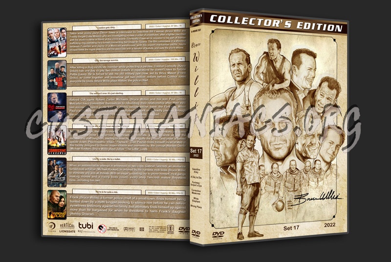 Bruce Willis Filmography - Set 17 (2022) dvd cover