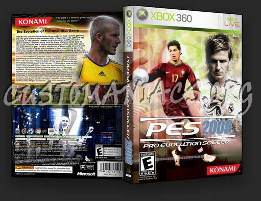 Pro Evolution Soccer 2008 dvd cover