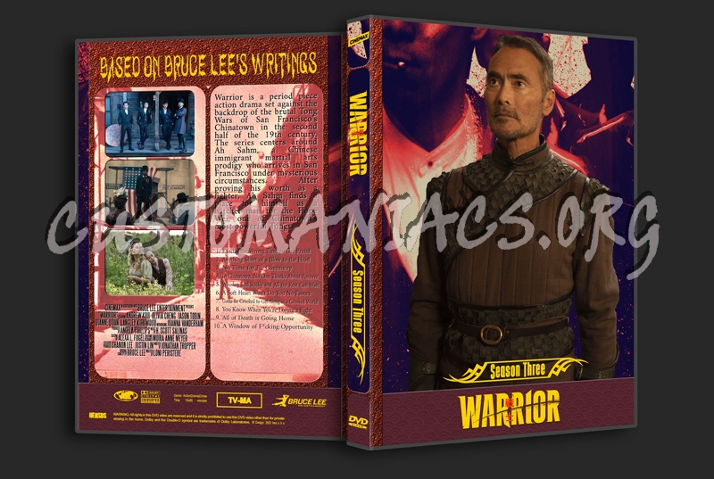 Warrior - Season 3 dvd cover