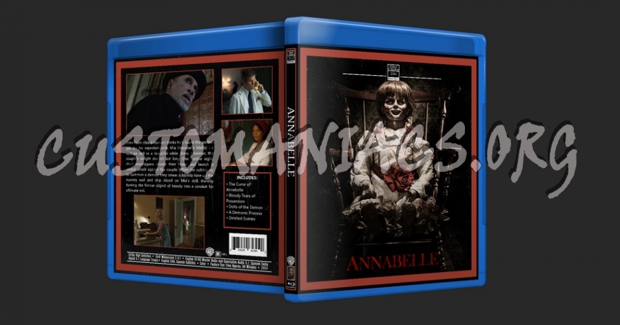 Annabelle (2014) blu-ray cover