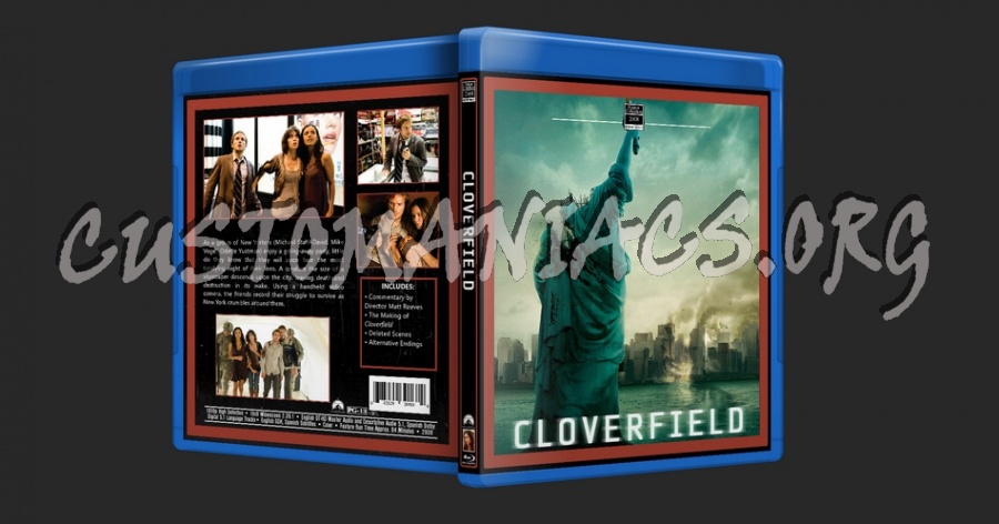 Cloverfield blu-ray cover