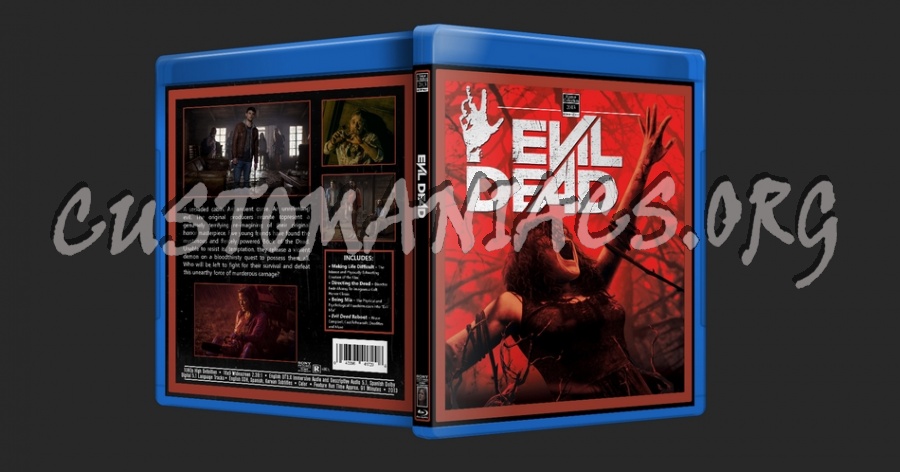 Evil Dead 2013 blu-ray cover