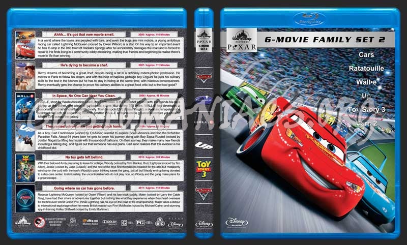 Disney - Pixar Collection - Set 2 blu-ray cover