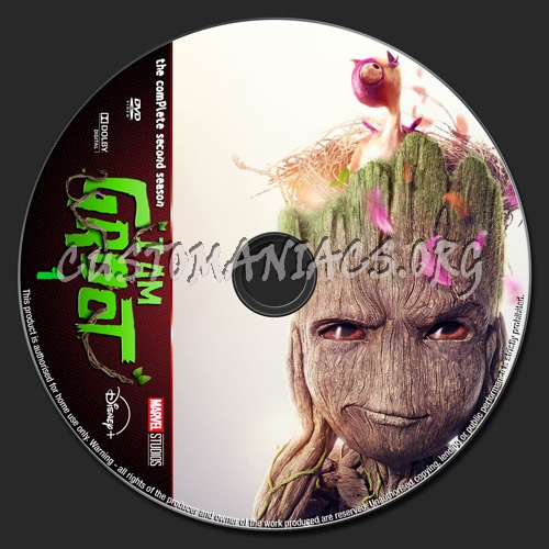 I Am Groot Season 2 dvd label