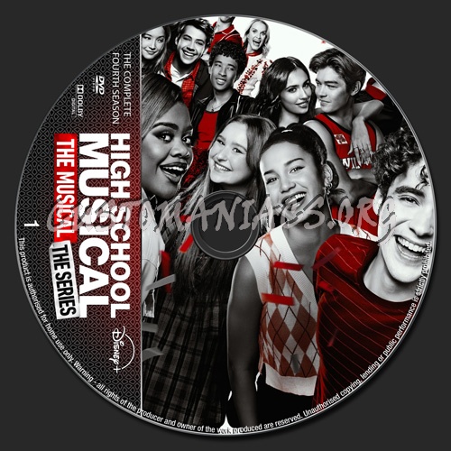 High School Musical Season 4 dvd label