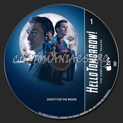 Hello Tomorrow Season 1 dvd label