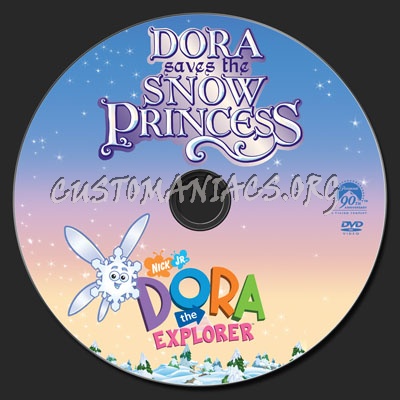 Dora Saves the Snow Princess dvd label