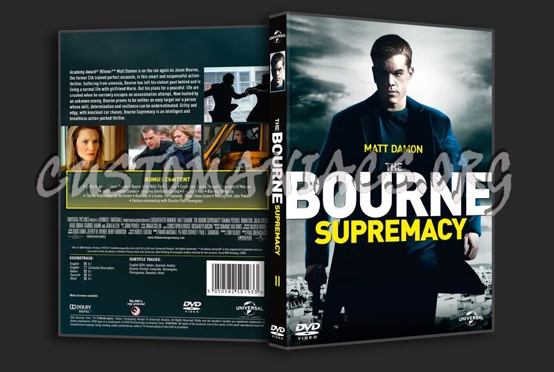 The Bourne Supremacy dvd cover