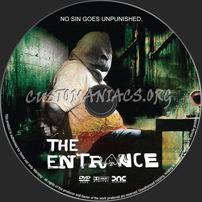 The Entrance dvd label