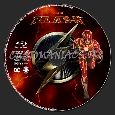 The Flash blu-ray label