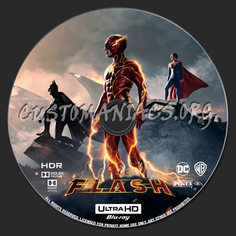 The Flash 4K blu-ray label