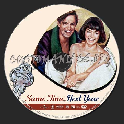 Same Time Next Year dvd label