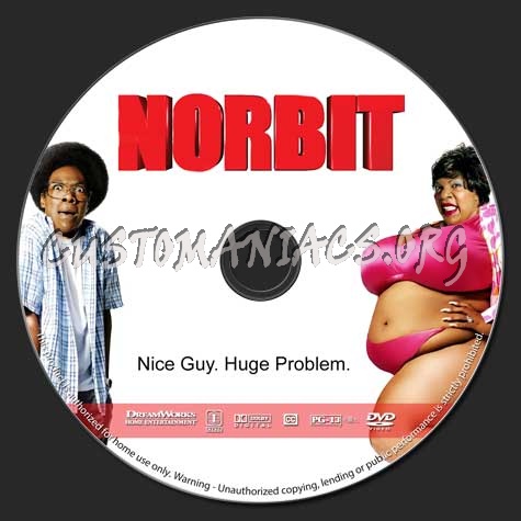 Norbit dvd label