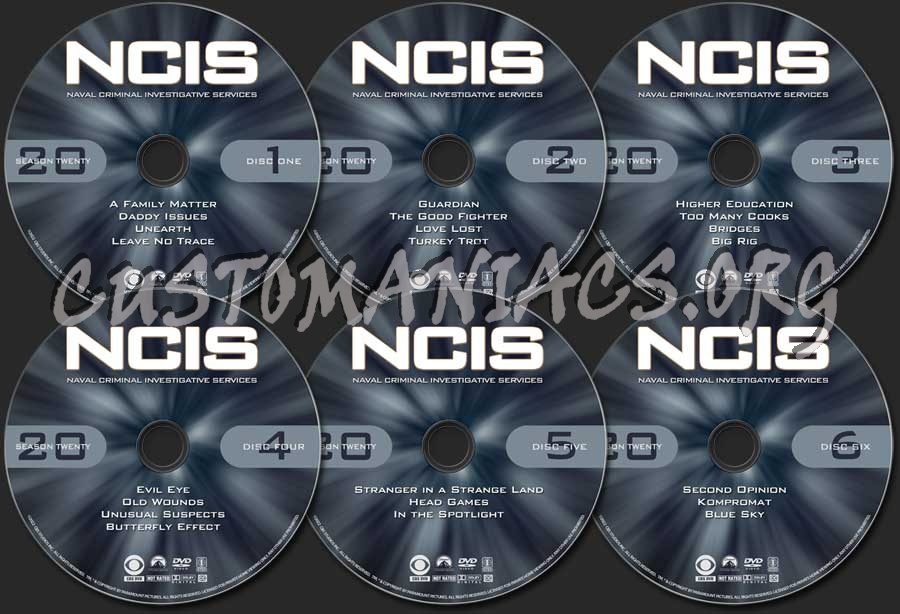 NCIS - Season 20 dvd label