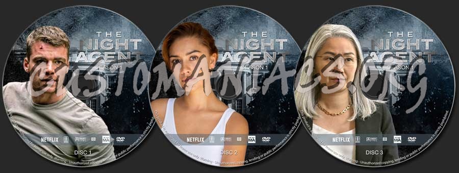 The Night Agent - Season 1 dvd label