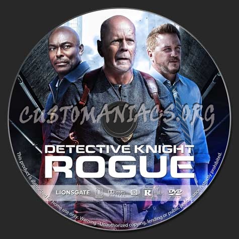 Detective Knight: Rogue dvd label