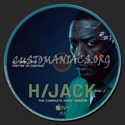 Hijack Season 1 blu-ray label