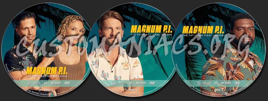 Magnum P.I. - Season 5 dvd label