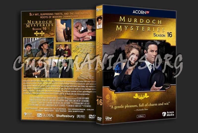 Murdoch Mysteries - Season 16 dvd cover