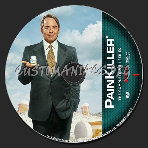 Painkiller Season 1 dvd label