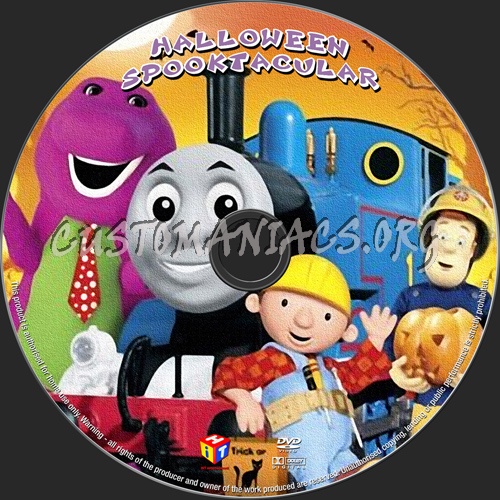 Halloween Spooktacular dvd label