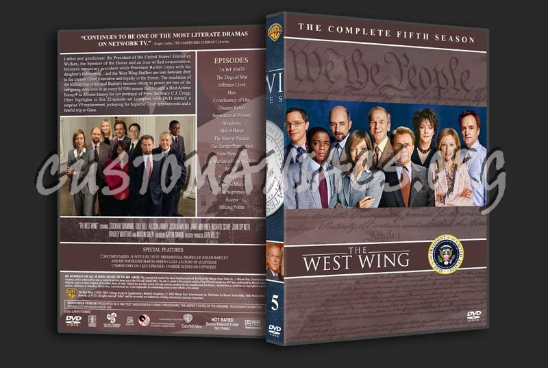 The West Wing  - The Complete Series (spanning spine) dvd cover