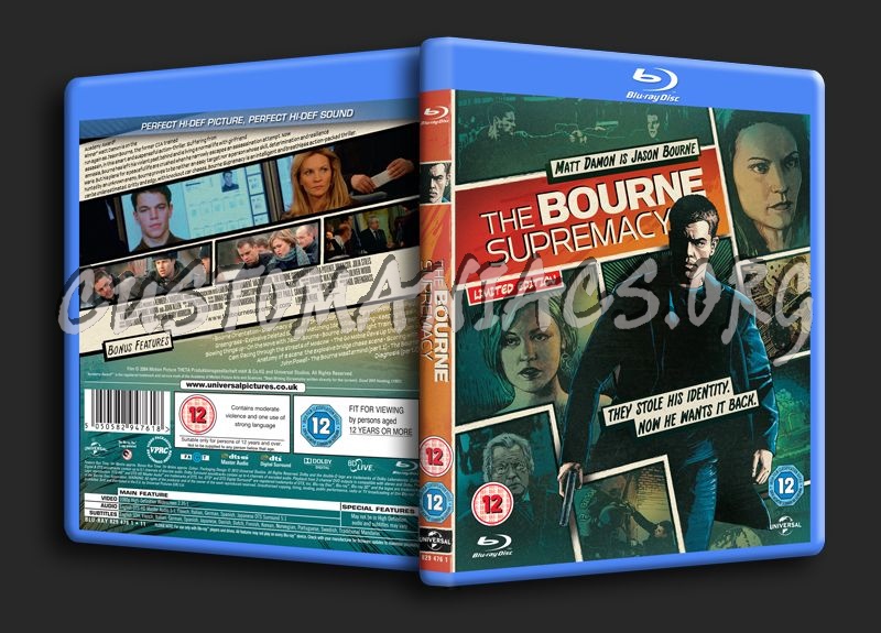 The Bourne Supremacy blu-ray cover