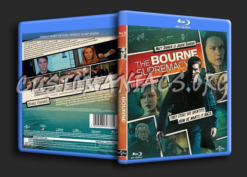 The Bourne Supremacy blu-ray cover