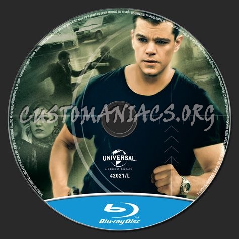 The Bourne Supremacy blu-ray label