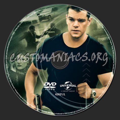 The Bourne Supremacy dvd label