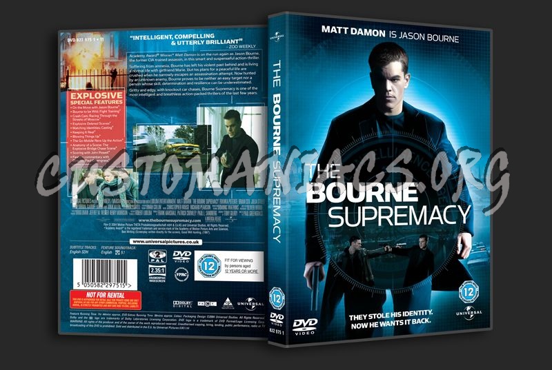 The Bourne Supremacy dvd cover