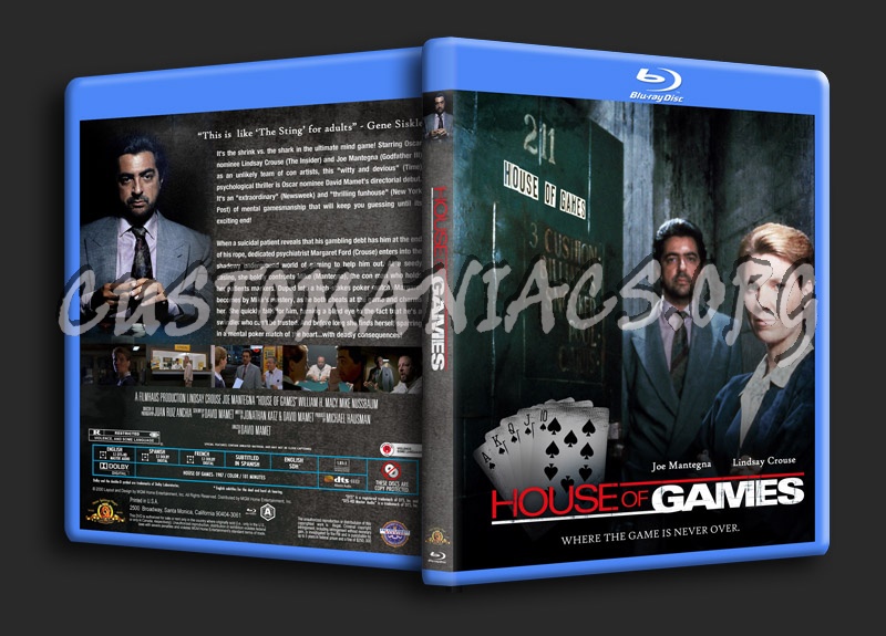 House of Games (1987) blu-ray cover