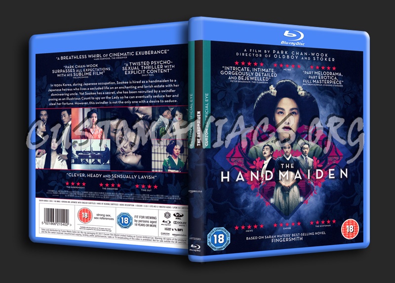 The Handmaiden blu-ray cover