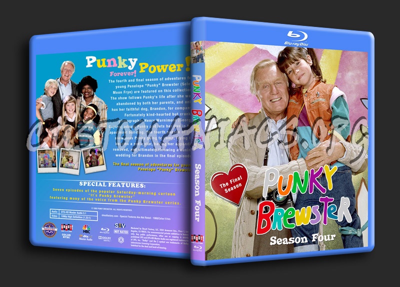 Punk Brewster - Season Four (1988) blu-ray cover