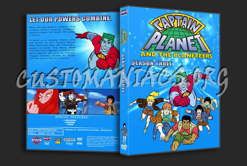 Captain Planet - Season 3 (1992) dvd cover