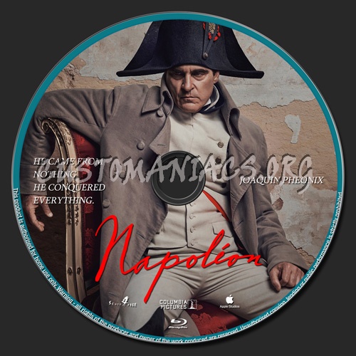 Napoleon blu-ray label