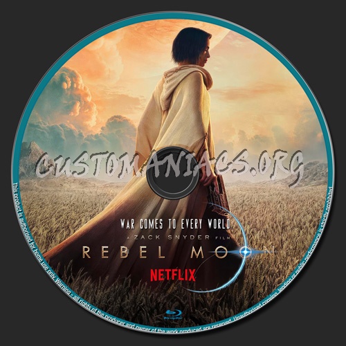 Rebel Moon blu-ray label