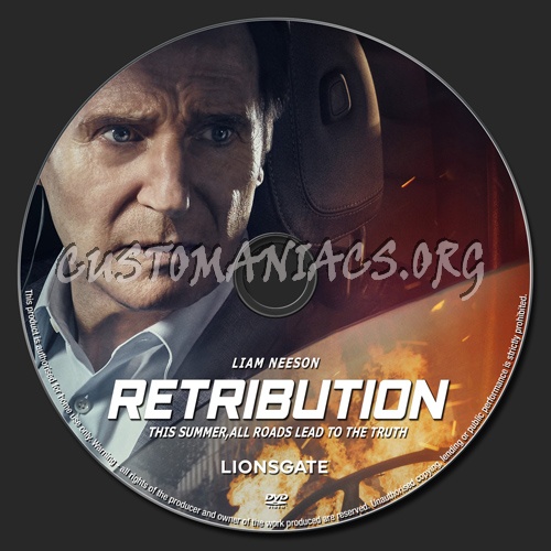 Retribution dvd label