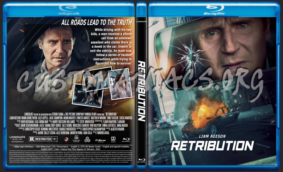 Retribution blu-ray cover