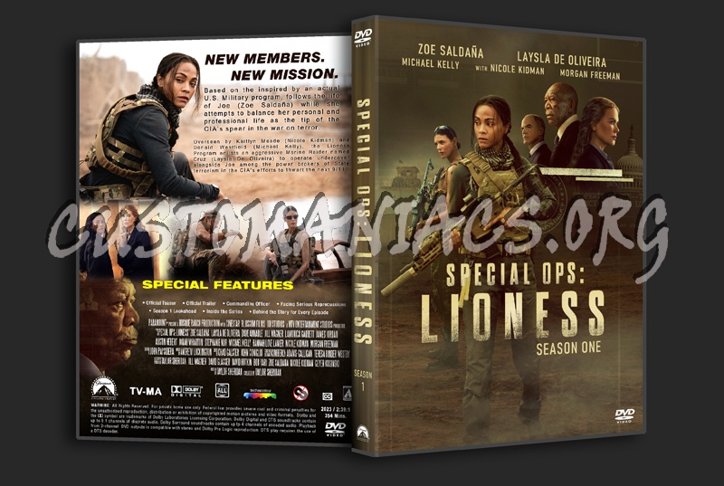 Special Ops: Lioness s1 dvd cover