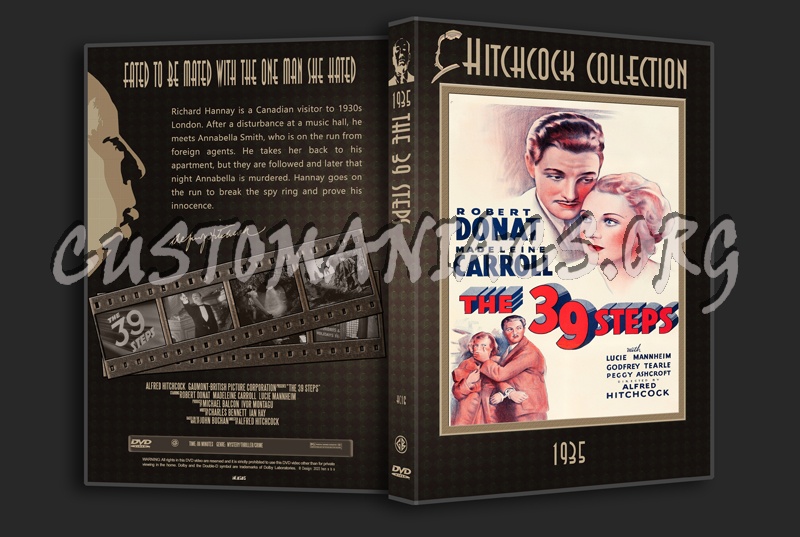 Hitchcock Collection 16: The 39 Steps  (1935) dvd cover