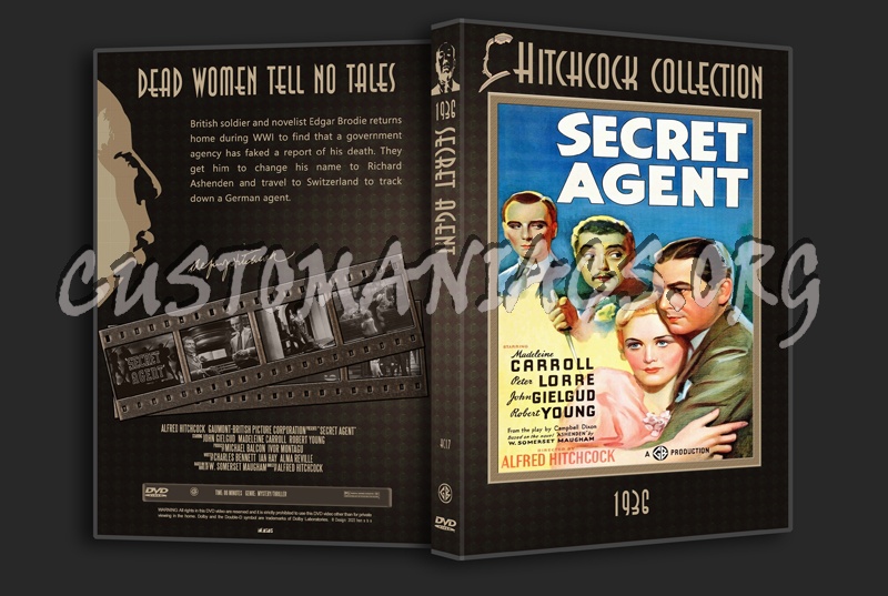 Hitchcock Collection 17: Secret Agent  (1936) dvd cover