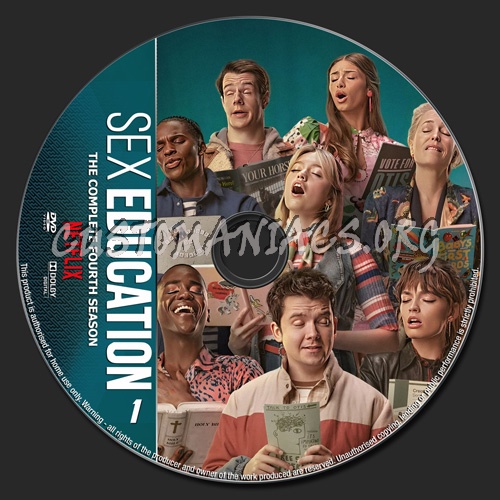 Sex Education Season 4 dvd label